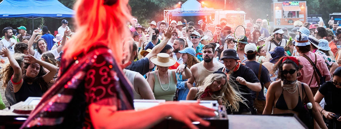 Sunshine DJing at Buxstock Music Festival 2022