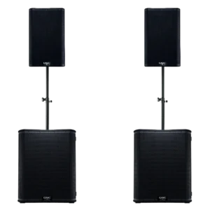 QSC K12.2 Speakers on QSC KS118 Subwoofers