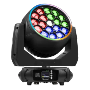 Beamz Pro MHL1940 Moving Head Wash Light Front